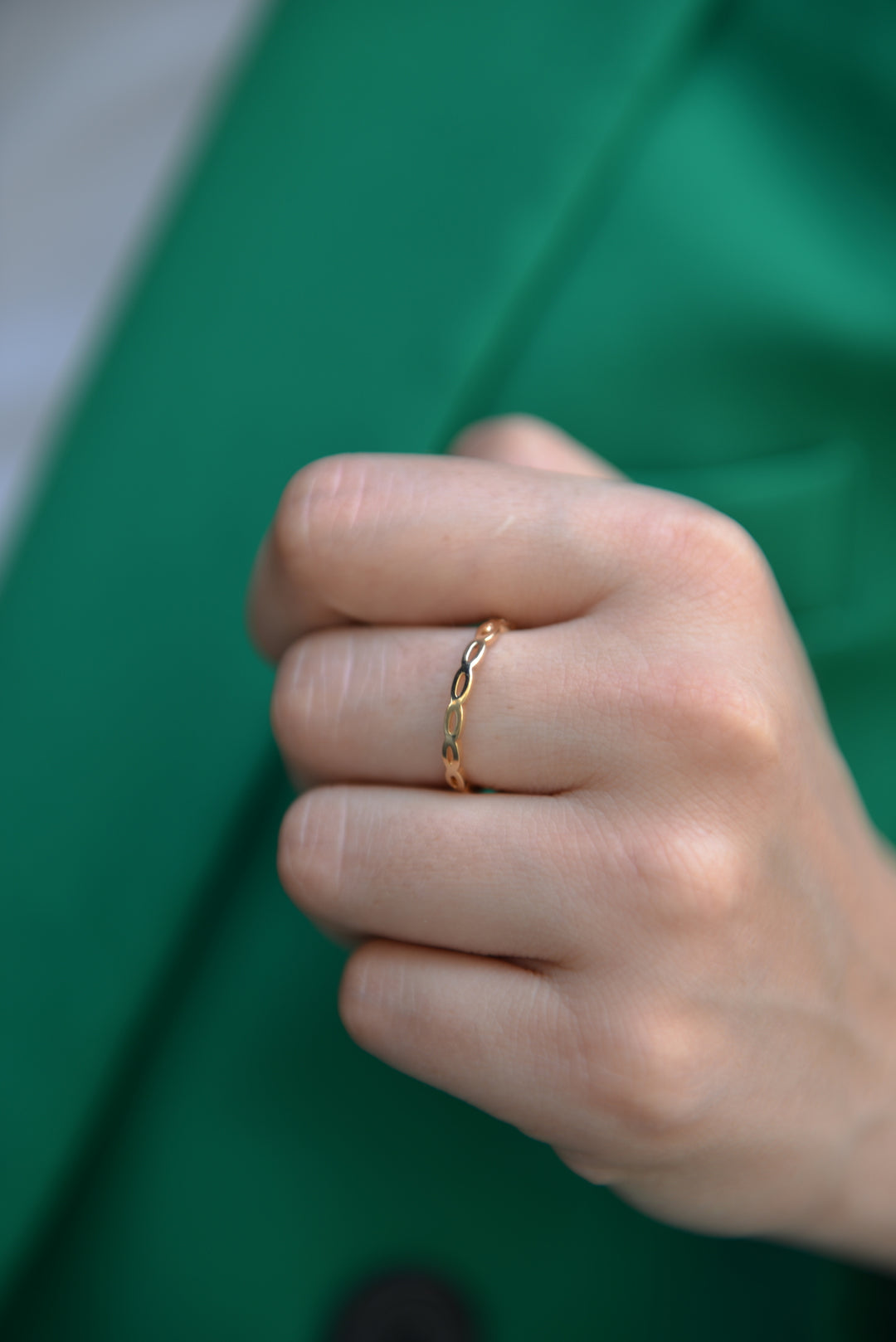 Bague Plaqué Or Bambaya