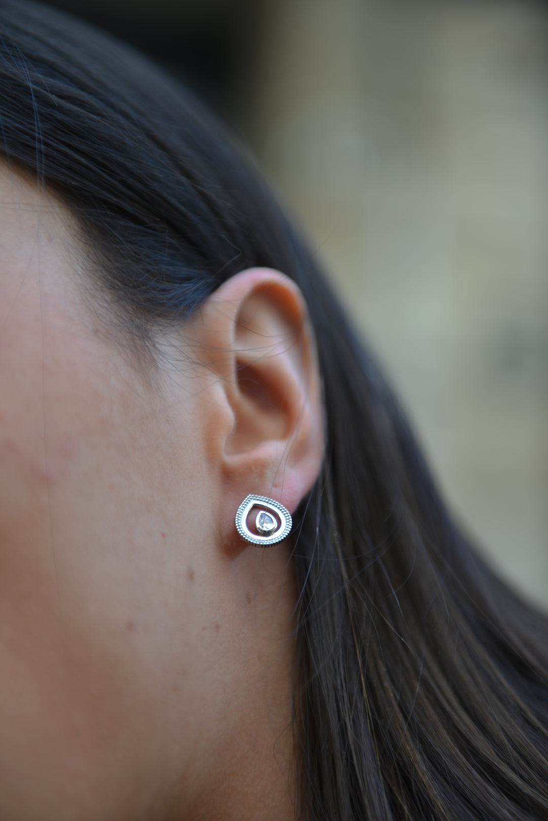 Boucles d'oreilles Argent 925 & OZ forme goutte Anthéa