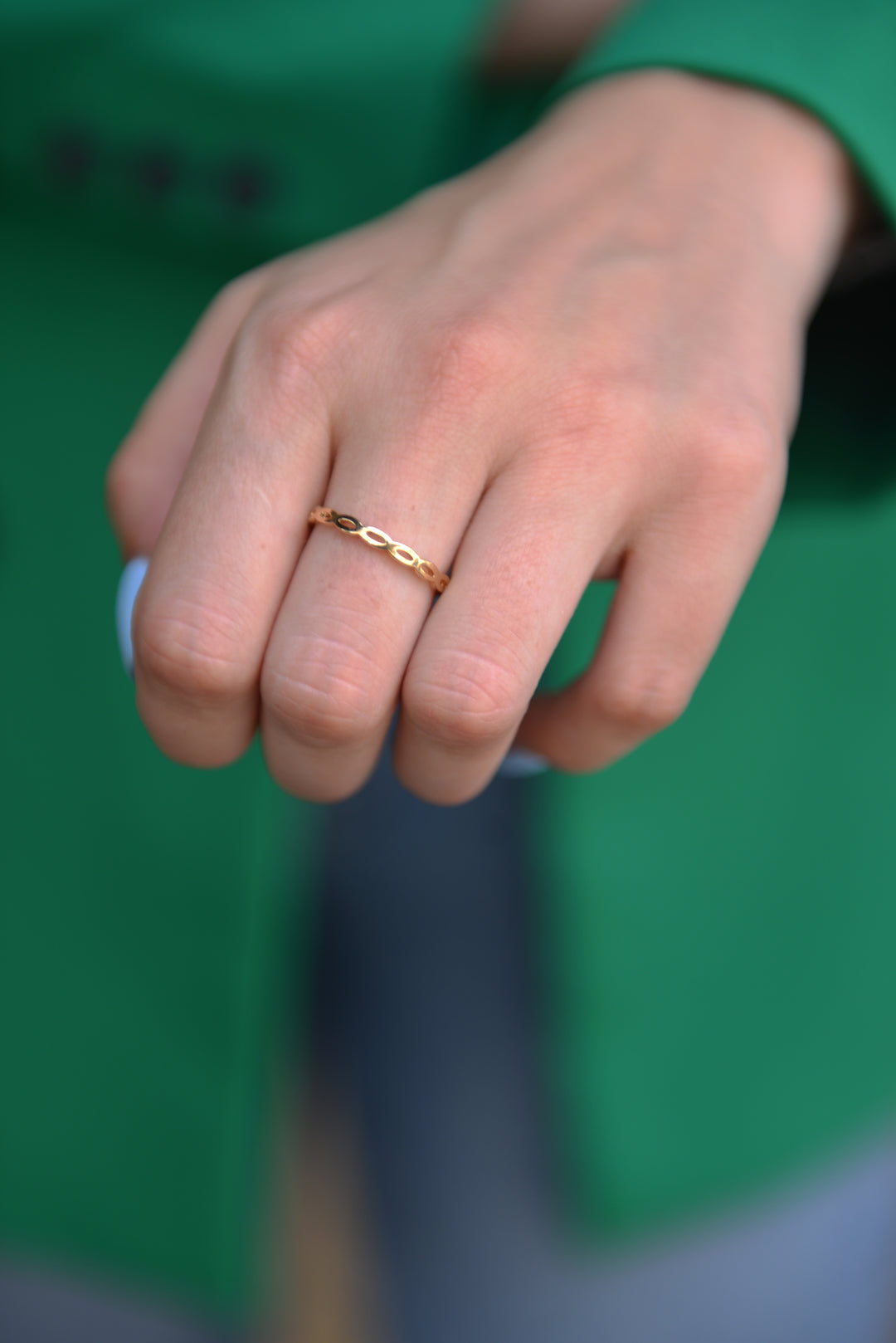 Bague Plaqué Or Bambaya