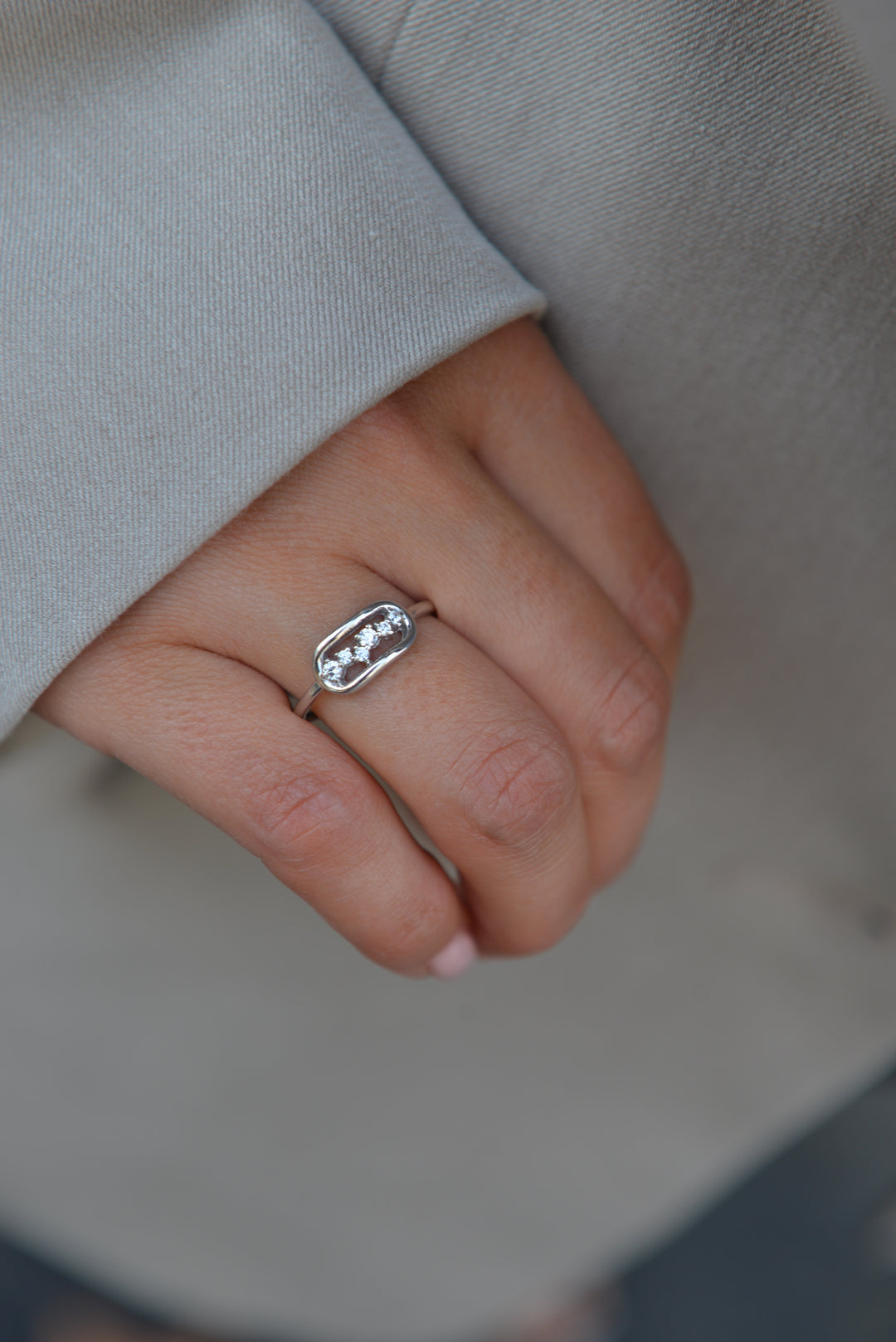 Bague argent et Oz Millenia