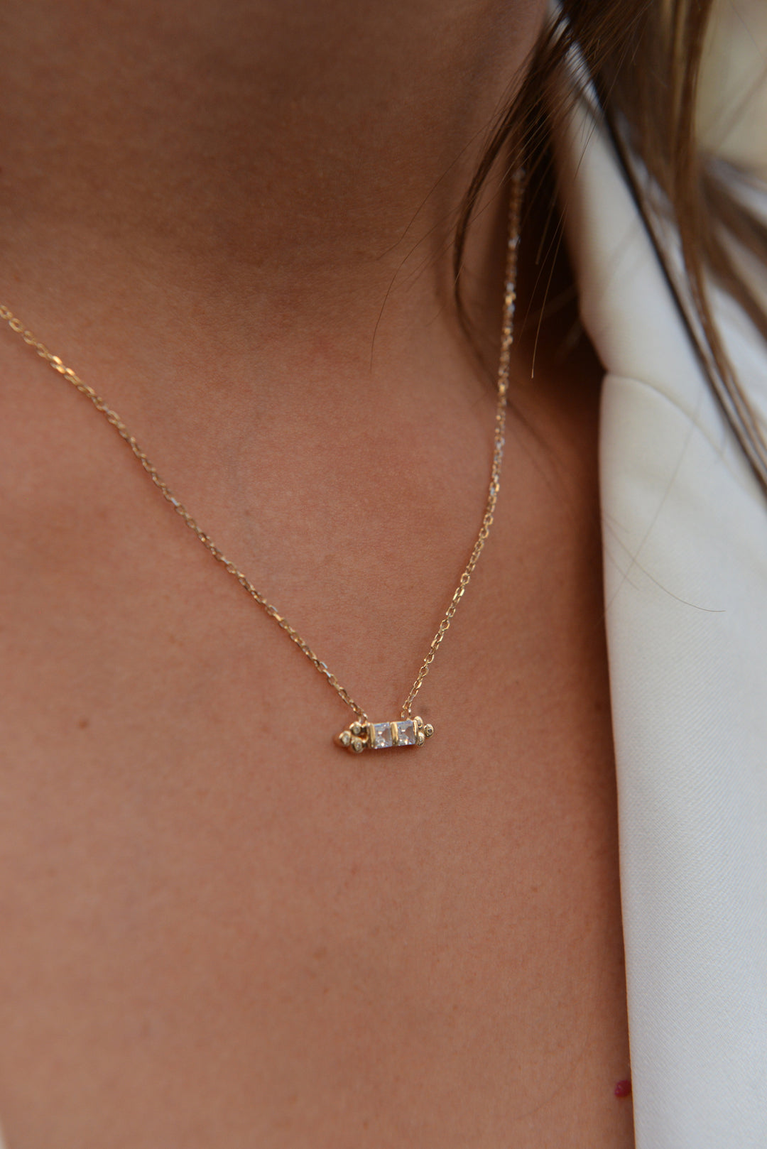 Collier Plaqué or & OZ Mathilde