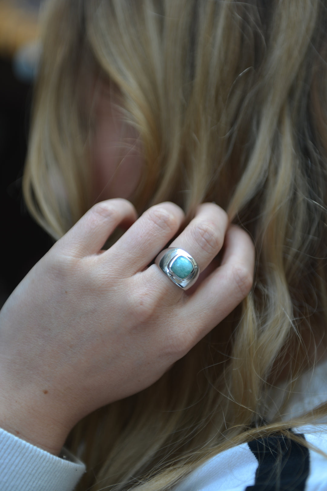 Bague Argent 925 & Amazonite Astrid
