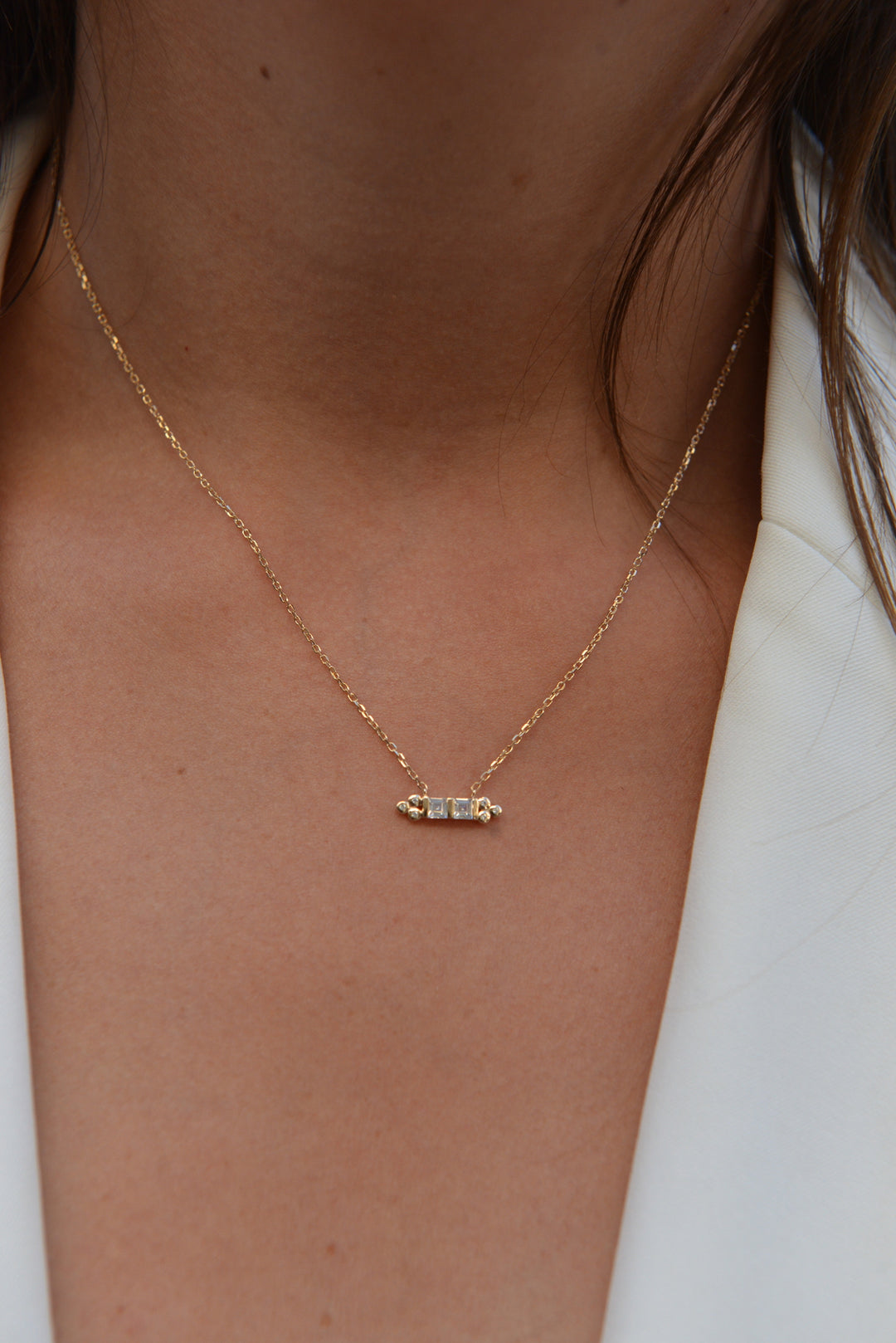 Collier Plaqué or & OZ Mathilde