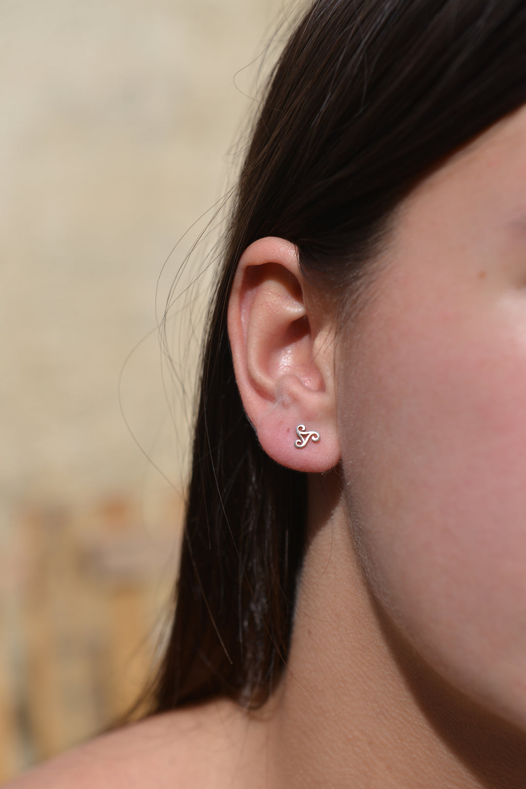 Boucles d'oreilles Argent 925 motif Triskèle