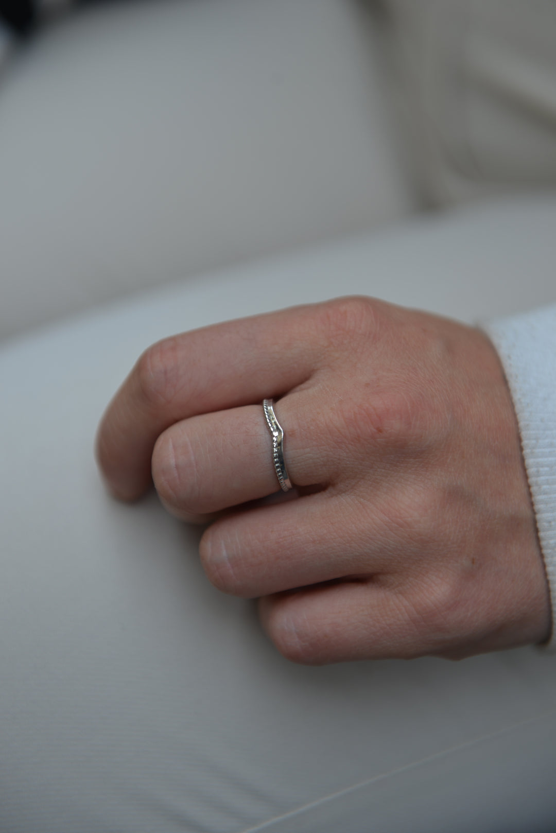Bague Argent 925 forme aile de mouette Dania