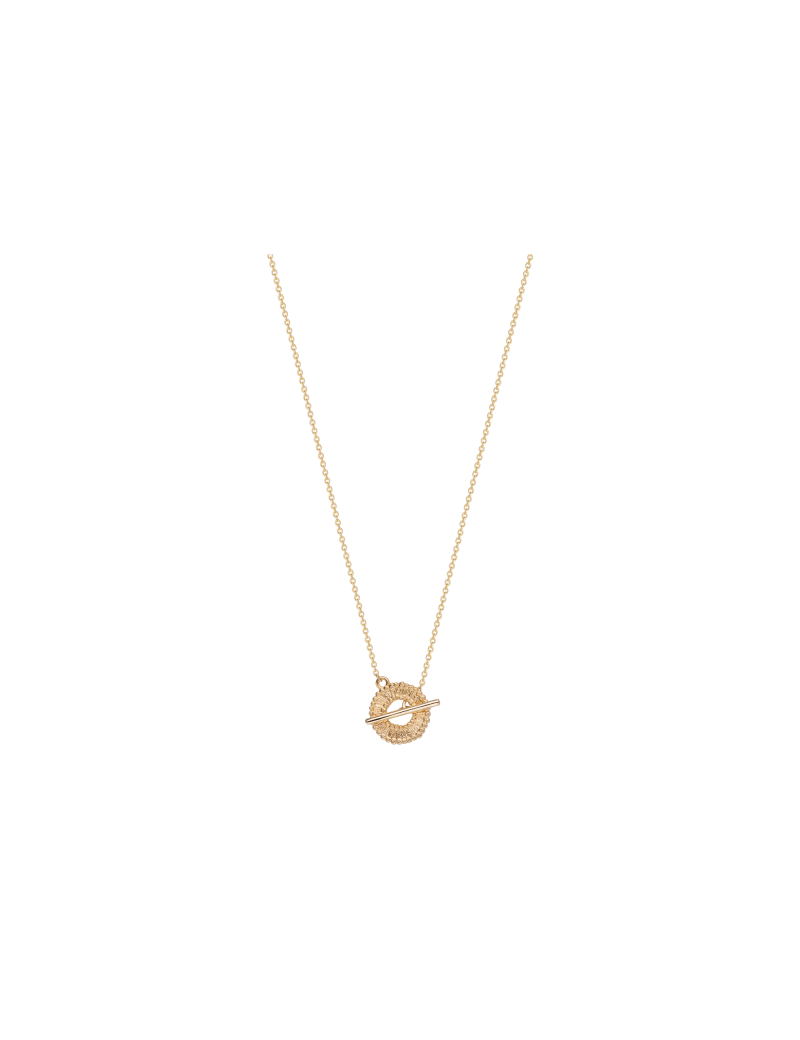 Collier Plaqué or Coton Saunier
