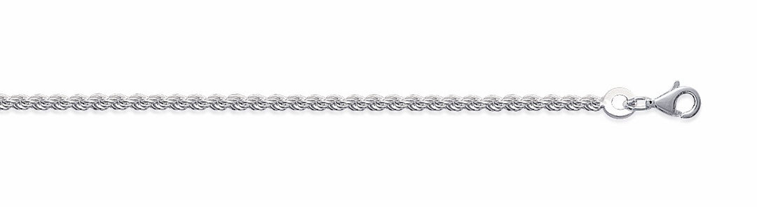 Collier Argent 925 maille corde Yuni