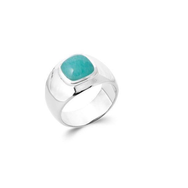 Bague Argent 925 & Amazonite Astrid