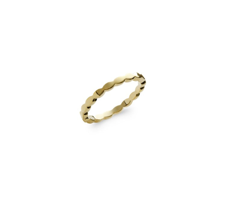 Bague Plaqué Or Asha