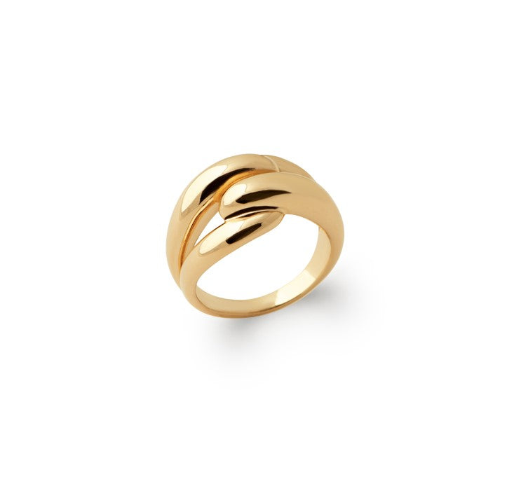 Bague Plaqué Or Apollo