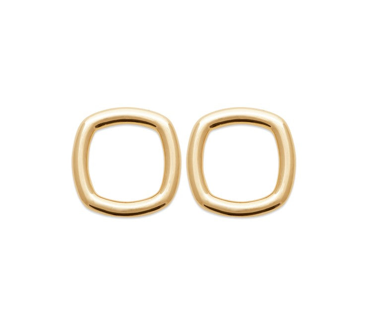 Boucles d'oreilles Plaqué Or puce Agathe
