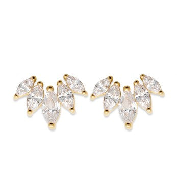 Boucles d'oreilles Plaqué Or & OZ Beatriz