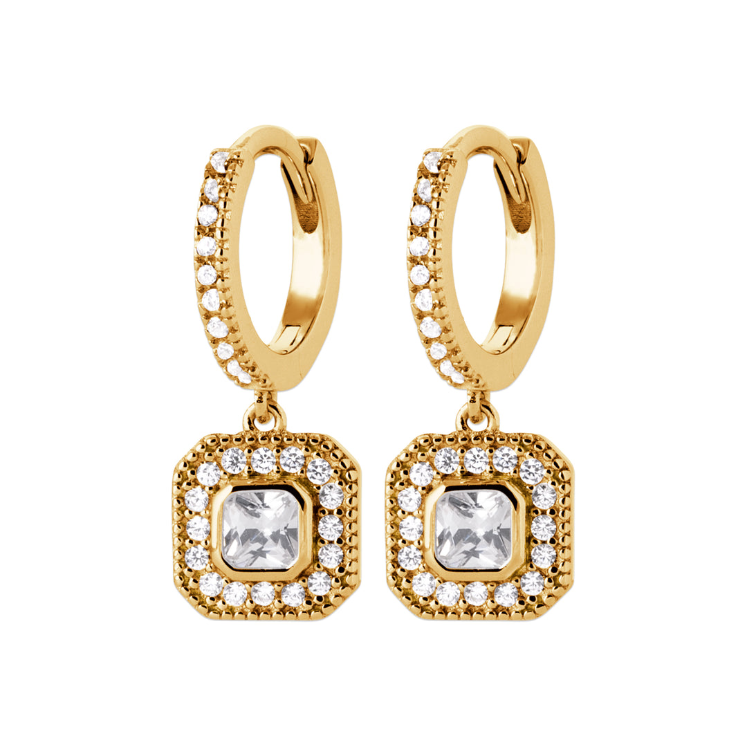 Boucles d'oreilles Plaqué Or & OZ Daphné