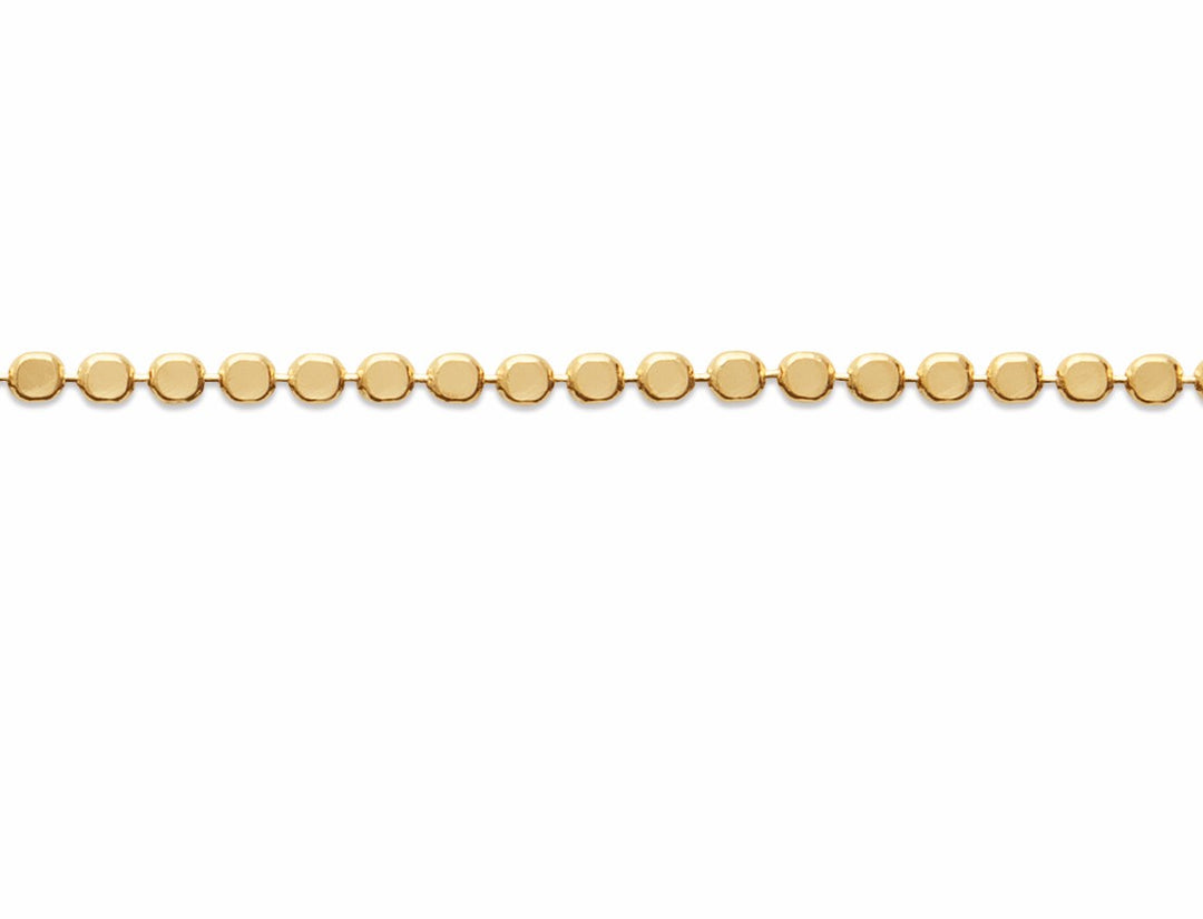 Bracelet Plaqué Or maille fine ronde Cybele