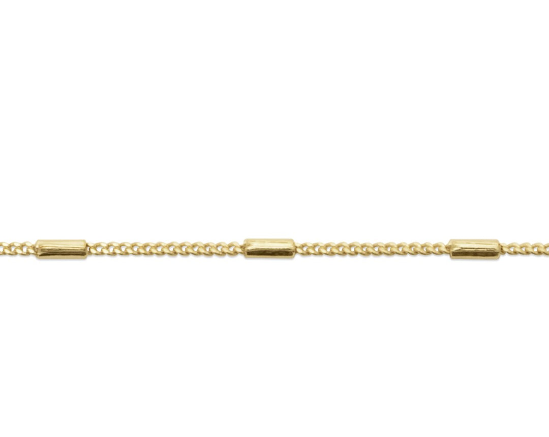 Collier Plaqué Or maille fine Dido