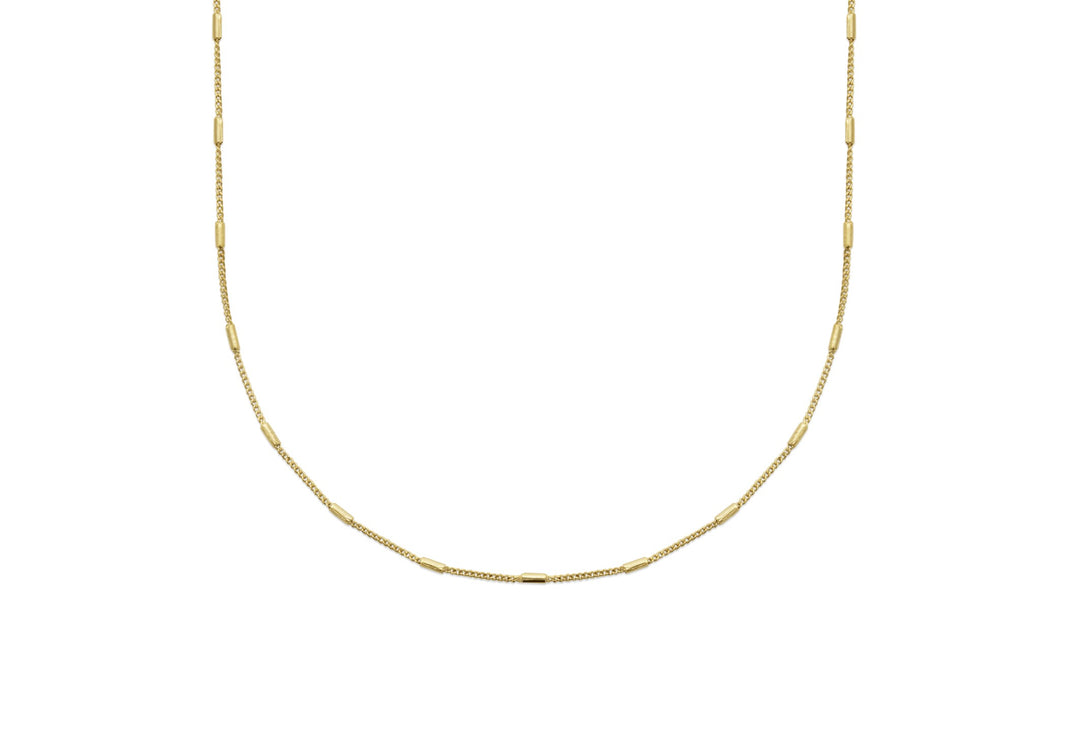 Collier Plaqué Or maille fine Dido