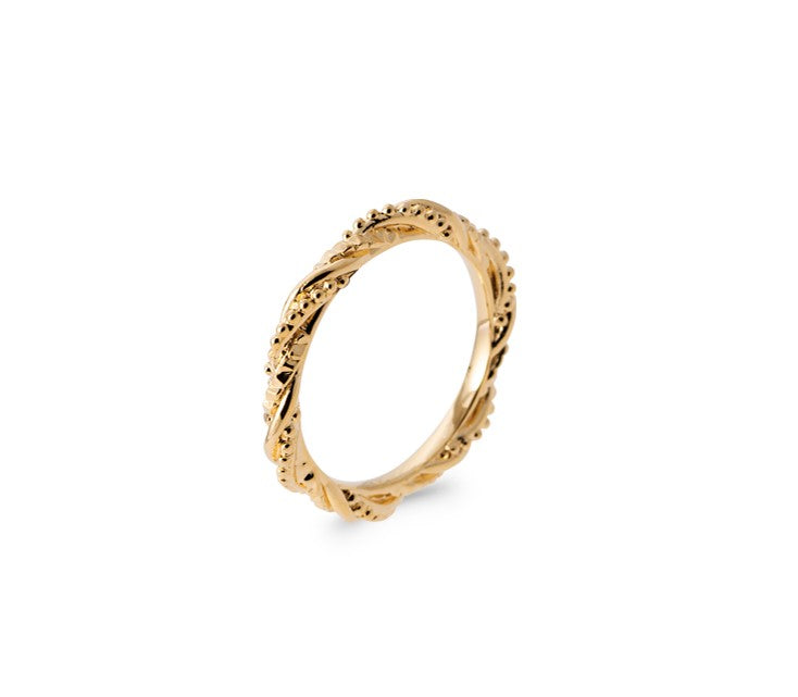 Bague Plaqué Or April