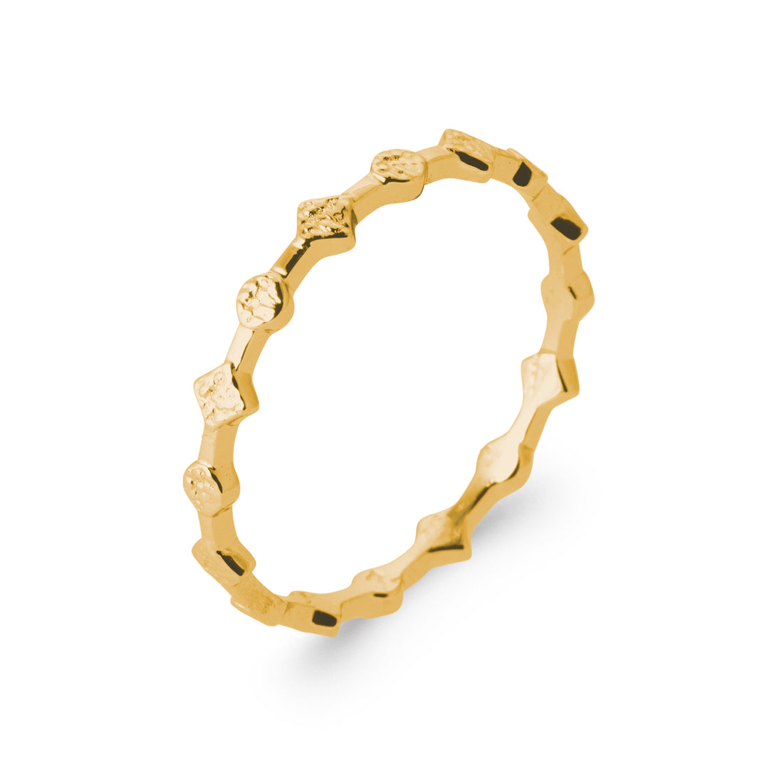 Bague Plaqué Or fine Jayna