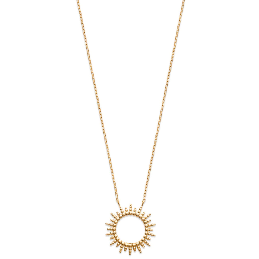 Collier Plaqué Or Hélios