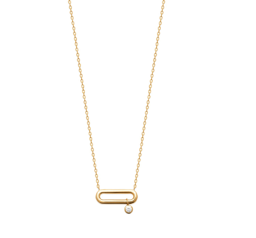 Collier Plaqué Or avec pendentif OZ Maïly