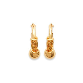 Boucles d'oreilles Plaqué Or créoles Laly