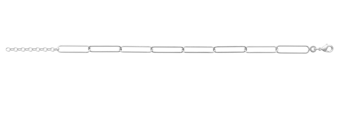 Bracelet Argent 925 maille trombone Zoé