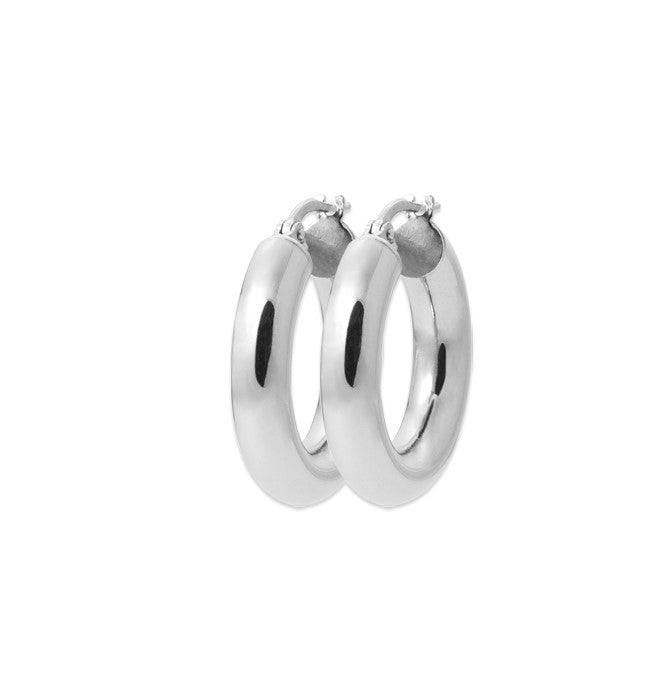Boucles d'oreilles Argent 925 forme créole Milan
