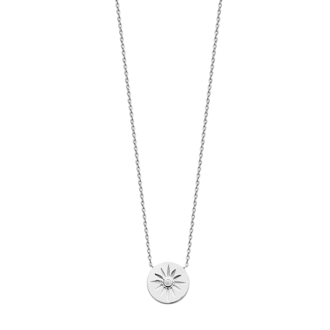 Collier Argent 925 motif médaille ronde & OZ Dakota
