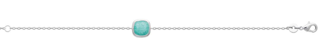 Bracelet Argent 925 & Amazonite Astrid