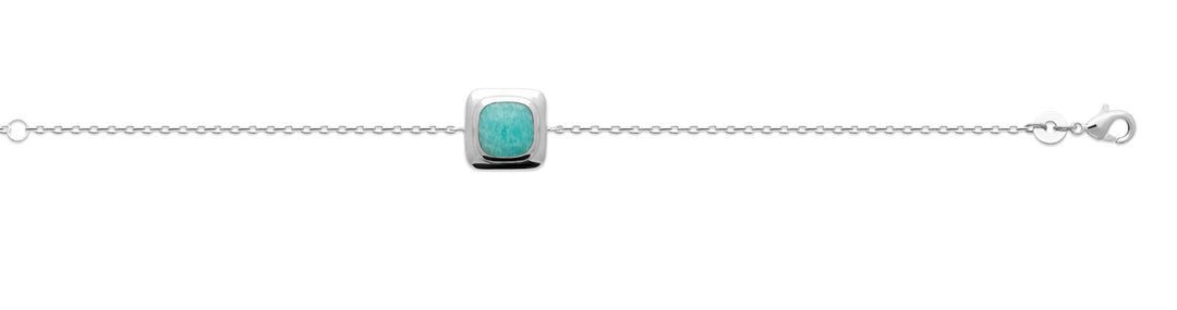 Bracelet Argent 925 & Amazonite Astrid
