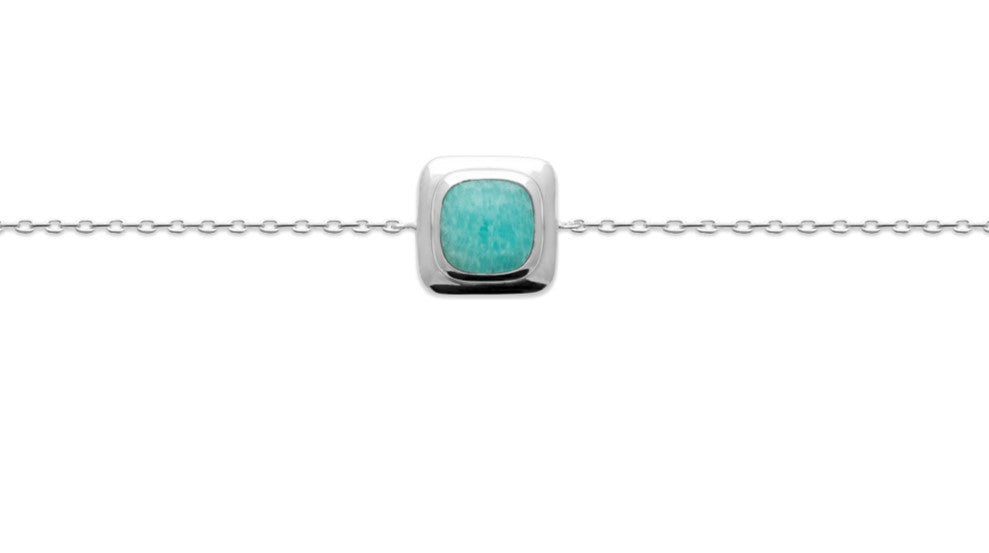 Bracelet Argent 925 & Amazonite Astrid