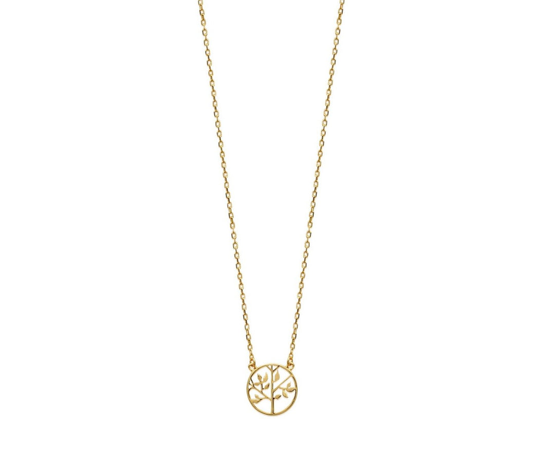 Collier Plaqué Or arbre de vie Viva