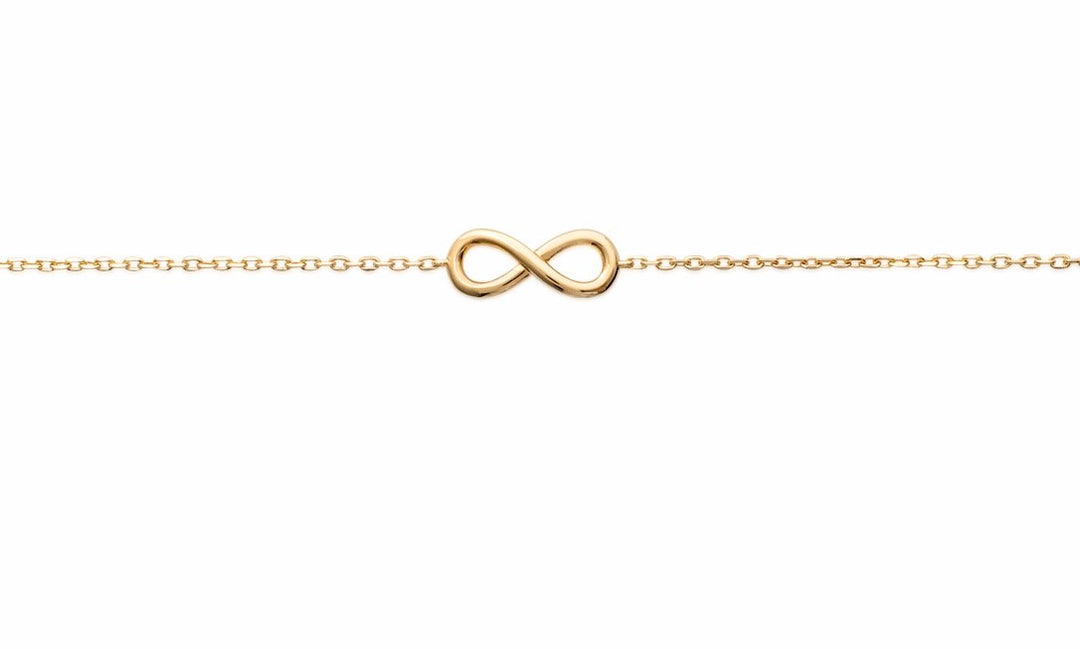 Bracelet Plaqué Or motif infini