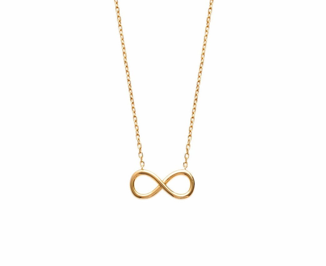 Collier Plaqué Or motif infini