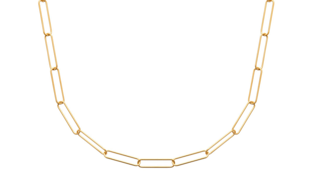 Collier Plaqué Or trombone Zoé