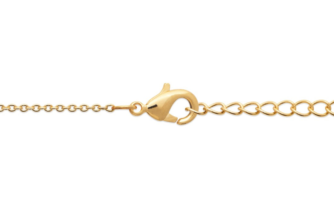 Bracelet Plaqué Or & Aventurine Galet