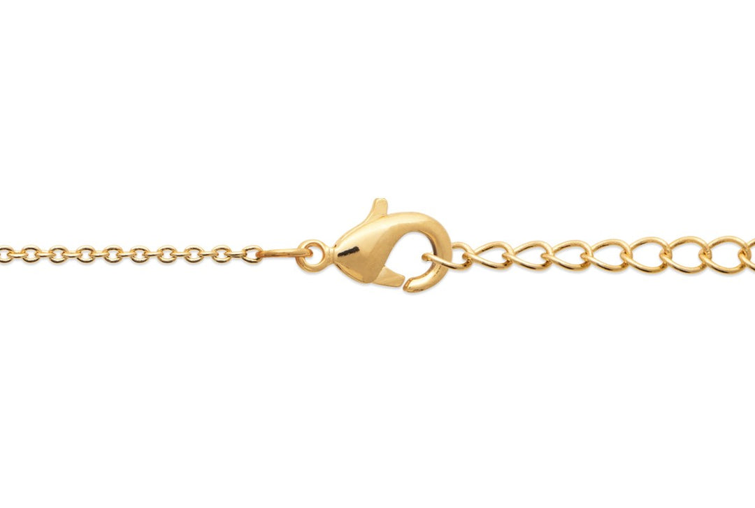 Bracelet Plaqué Or & Quartz Rose Galet