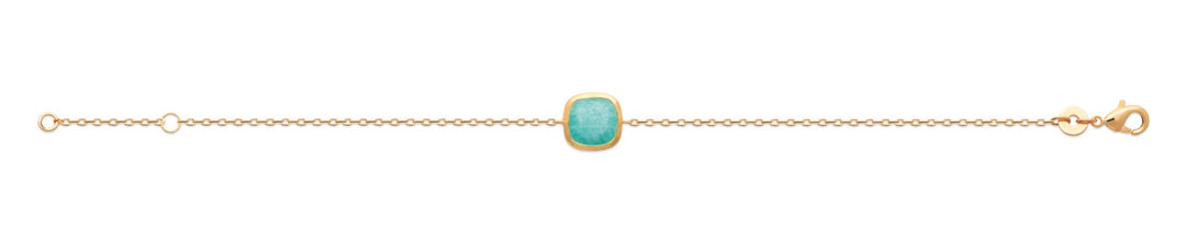 Bracelet Plaqué Or & Amazonite Astrid