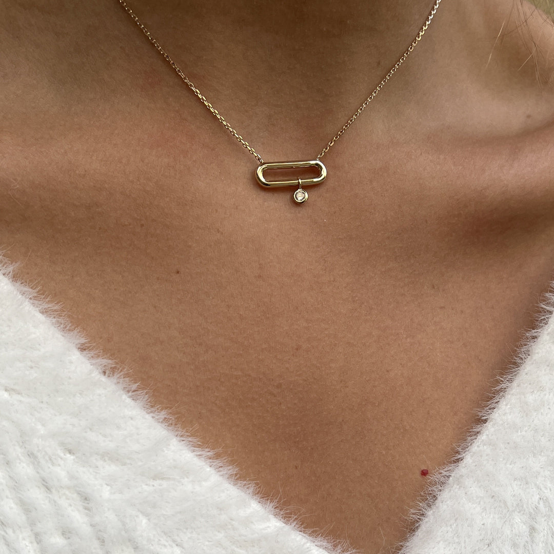 Collier Plaqué Or avec pendentif OZ Maïly