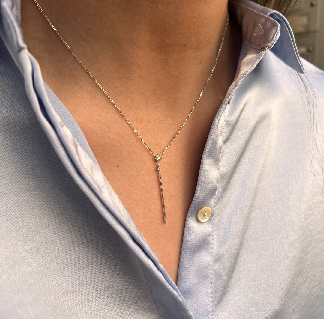 Collier Argent 925 en cravate & OZ Space