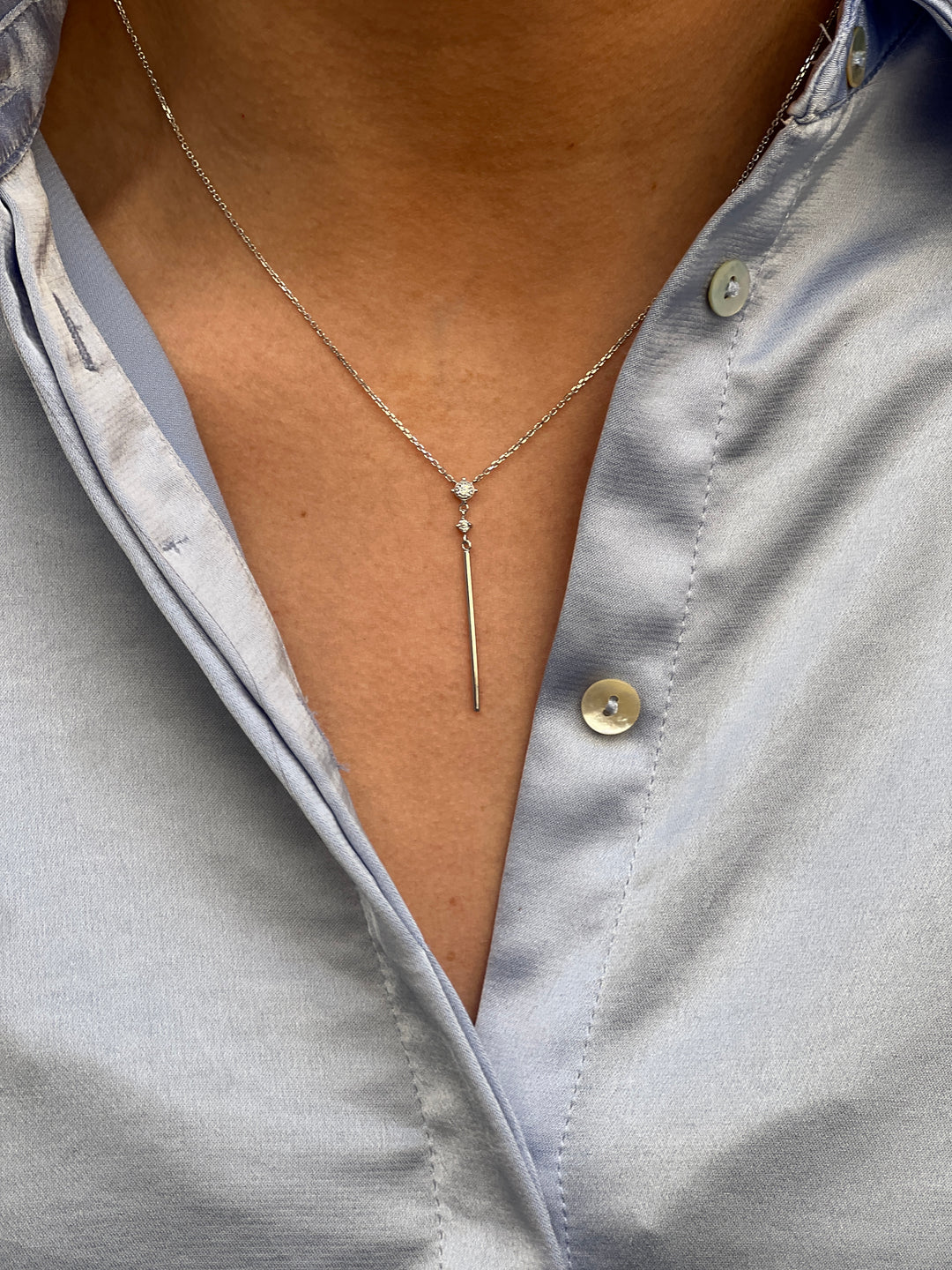 Collier Argent 925 en cravate & OZ Space