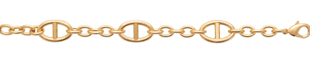 Bracelet Plaqué Or maille marine Théa