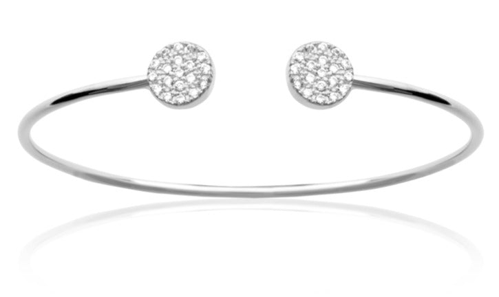 Jonc Argent 925 motif rond & OZ Sienna