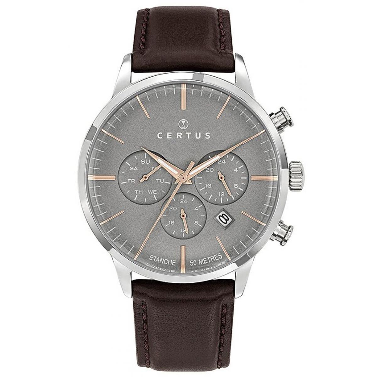 Certus Montre Femme Marron Montre Certus 611139 Bordeaux โ L