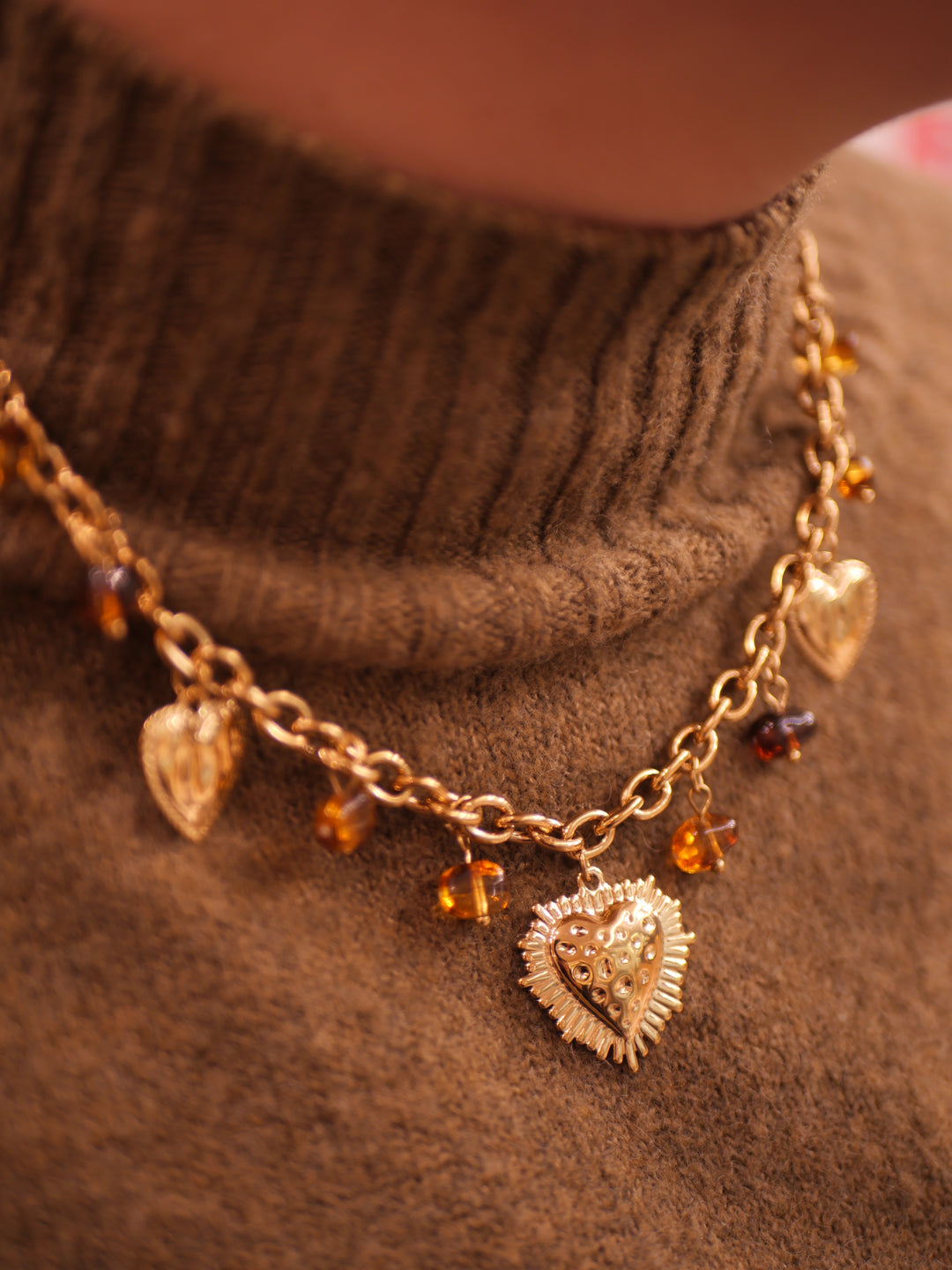 Collier Acier inoxydable doré femme Soho