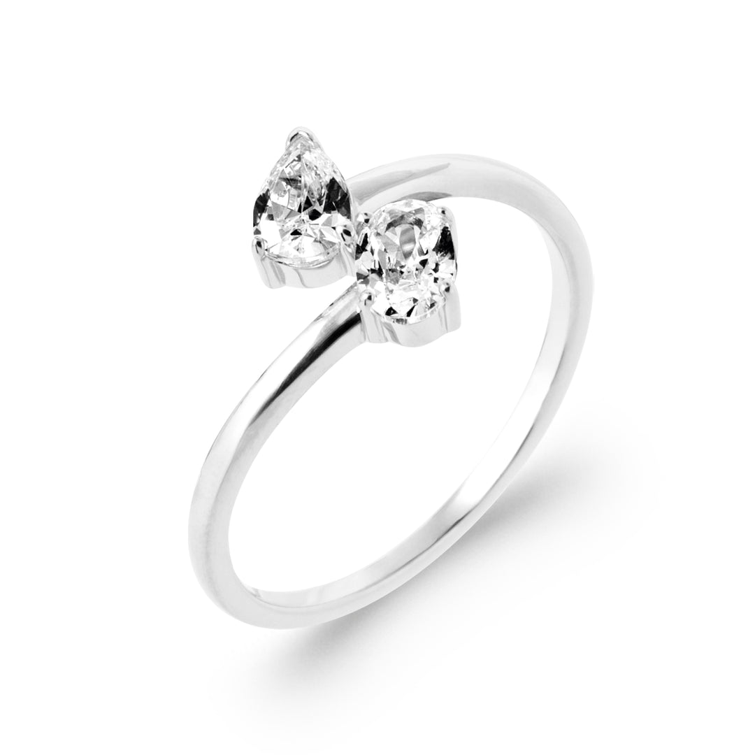 Bague Argent 925 Toi&Moi
