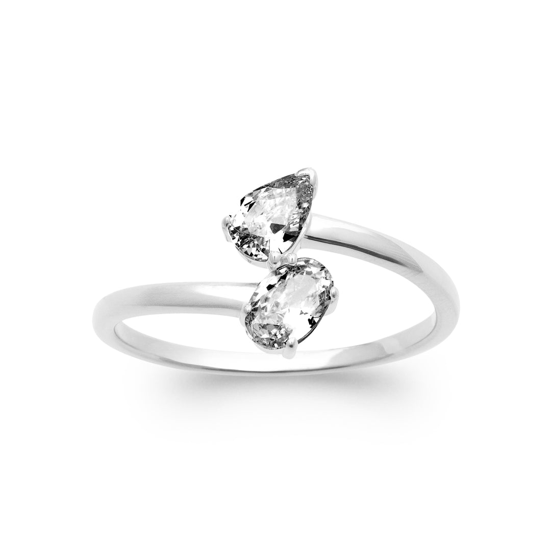Bague Argent 925 Toi&Moi