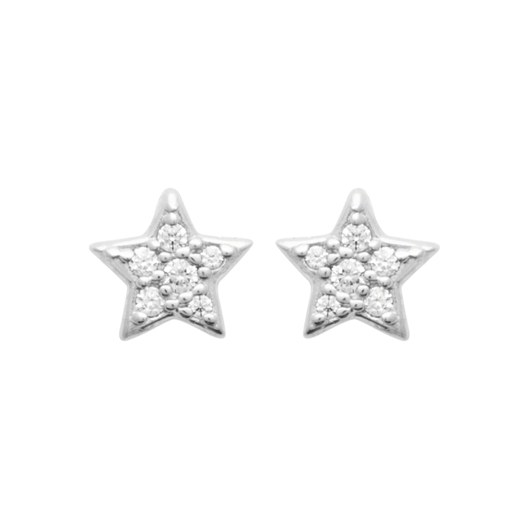 Boucles d'oreilles Argent 925 & OZ forme étoiles Stars