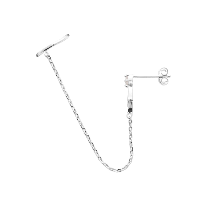 Boucle à l'unité Argent 925 & OZ Gema