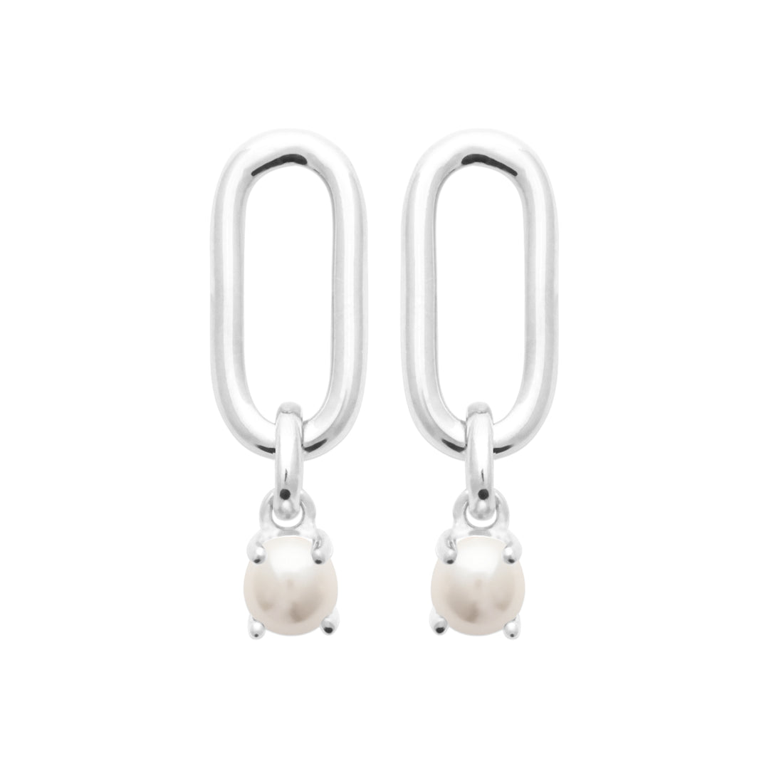 Boucles d'oreilles Argent 925 & Perle de culture Lya